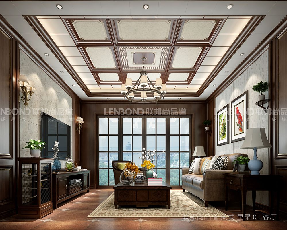 聯(lián)邦尚品道集成墻面 效果圖