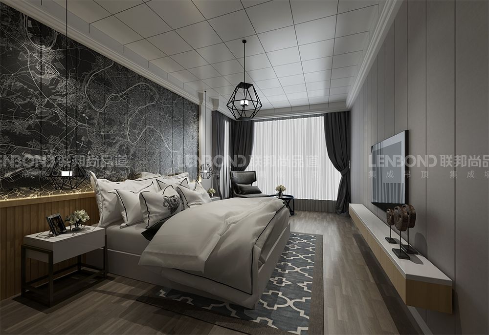 聯(lián)邦尚品道集成墻面 裝修效果圖