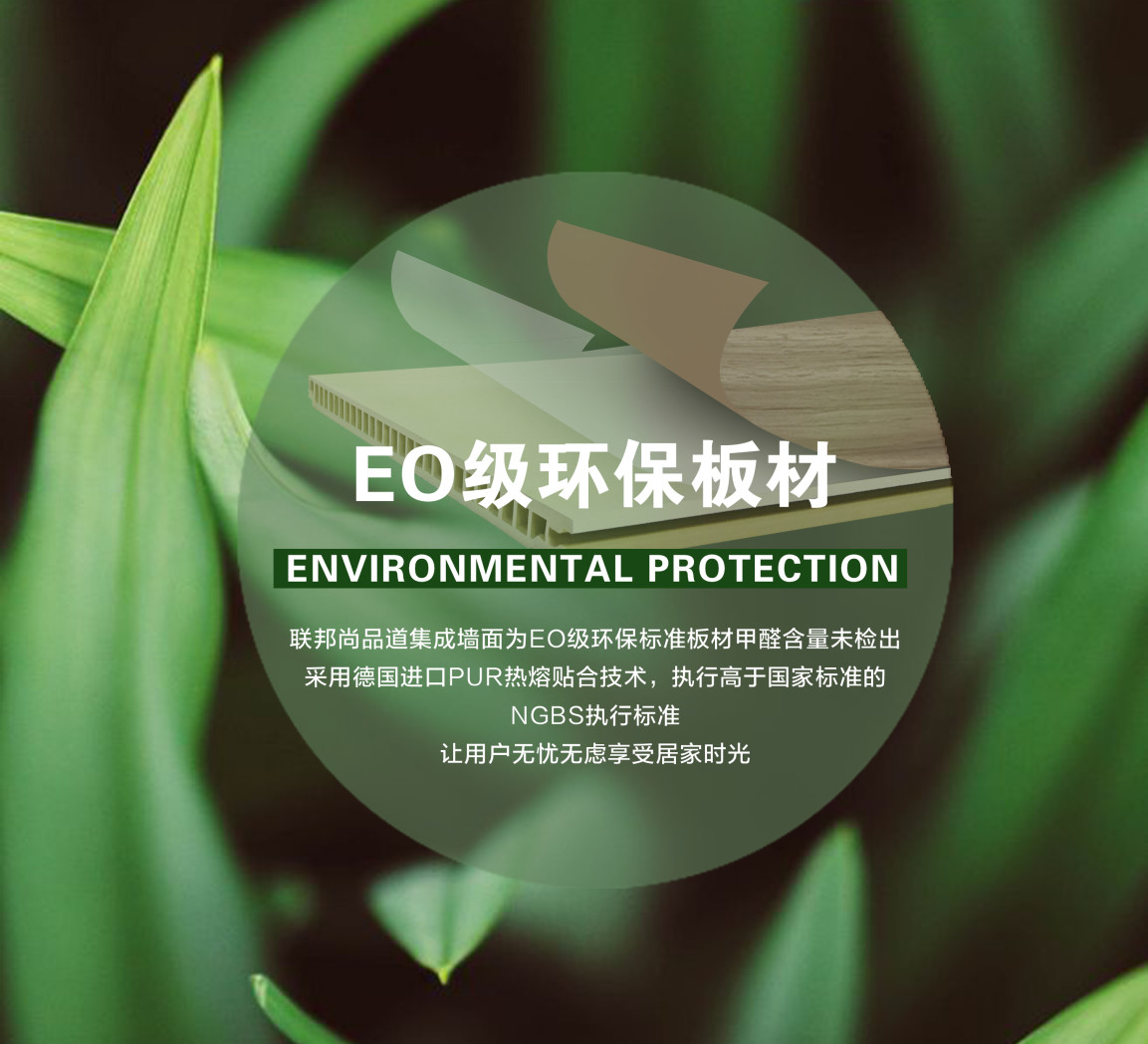 聯邦尚品道集成墻面 EO級環保板材