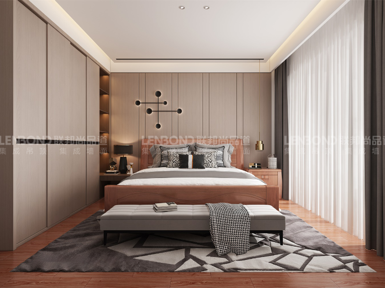 集成墻板效果圖