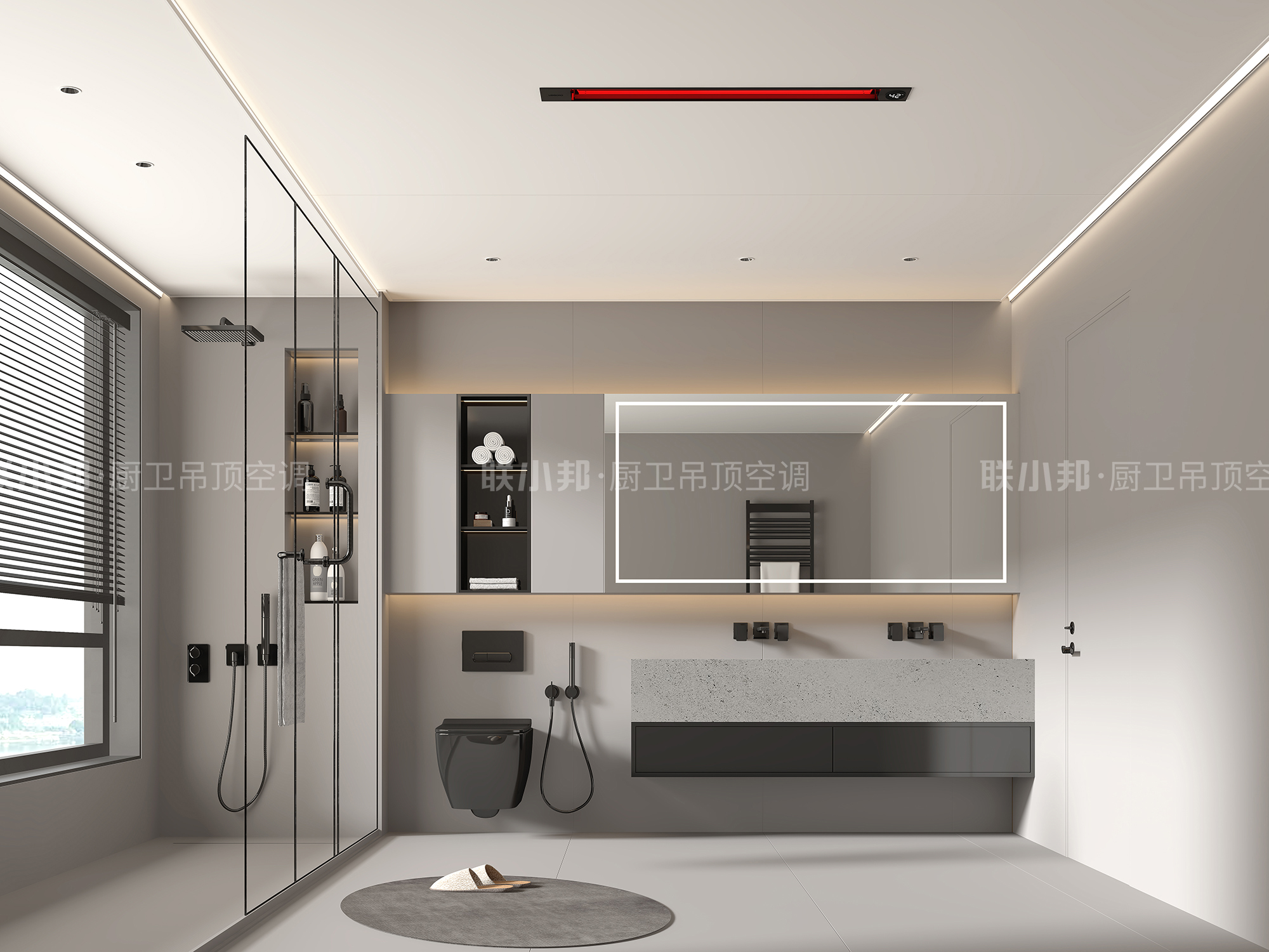 聯(lián)小邦線性浴室暖空調(diào) 聯(lián)小邦線性浴室暖空調(diào)